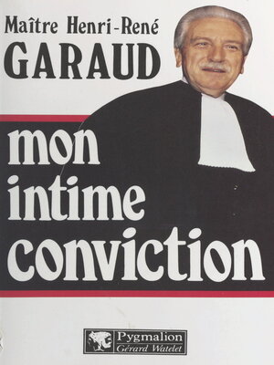 cover image of Mon intime conviction